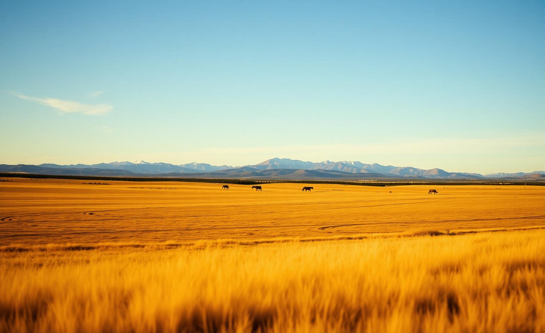 Open country landscape