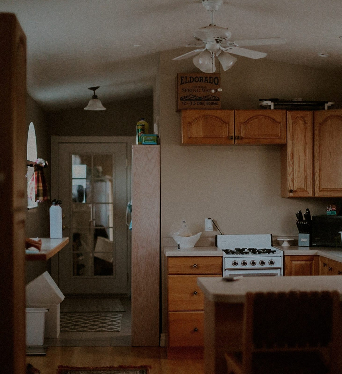 The small studio apartment above the Bull River barn where Emma and Jarom lived in 2020